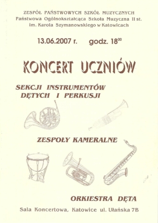 Flet w Orkiestrze Dętej - Koncert POSM II st. w Katowicach