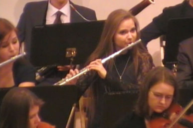 1st flute, The Karol Szymanowski Youth Symphony Orchestra, Katowice 2011