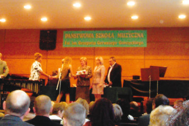 Prize awarded by the President of Ruda Slaska Andrzej Stania for Outstanding Music Achievements and for High School Results 2005