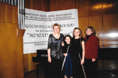 Distinction, Polish Wind Instruments Competition ,,Miniatura” in Bydgoszcz, Poland 2005
