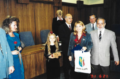 Prize awarded by the President of Ruda Slaska Andrzej Stania for Outstanding Music Achievements and for High School Results 2001